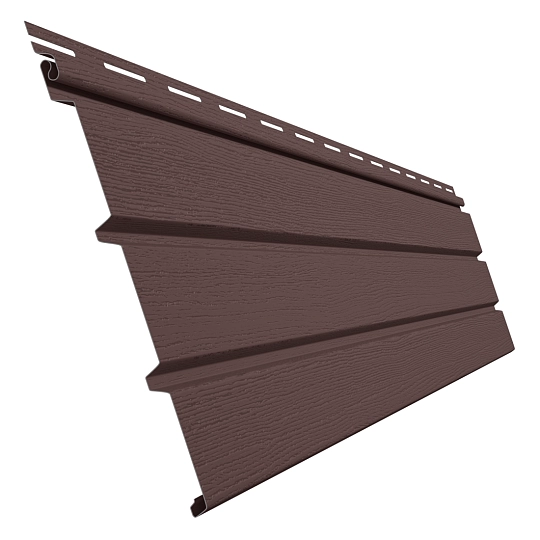 Софит без перфорации ELLKA, Коричневый 0,86 м2, 12 шт./уп., 3 м